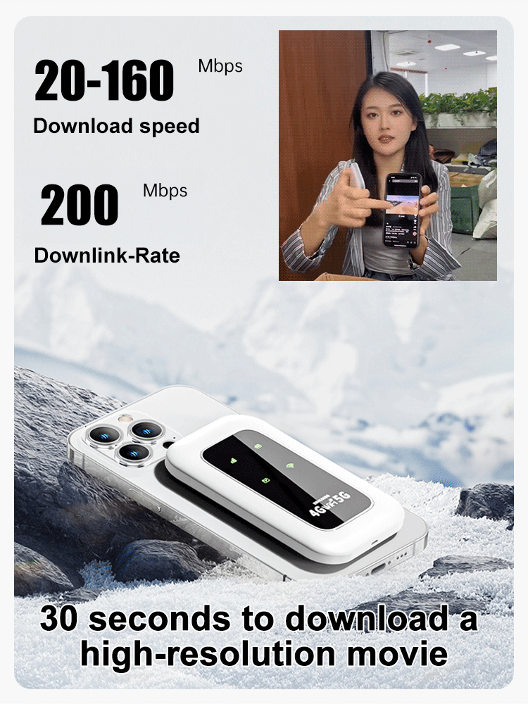 📶 All-Network Pocket WiFi – Ready in Seconds No Setup! No Hassle! Just Connect!🔥[Power on and use, free for life]