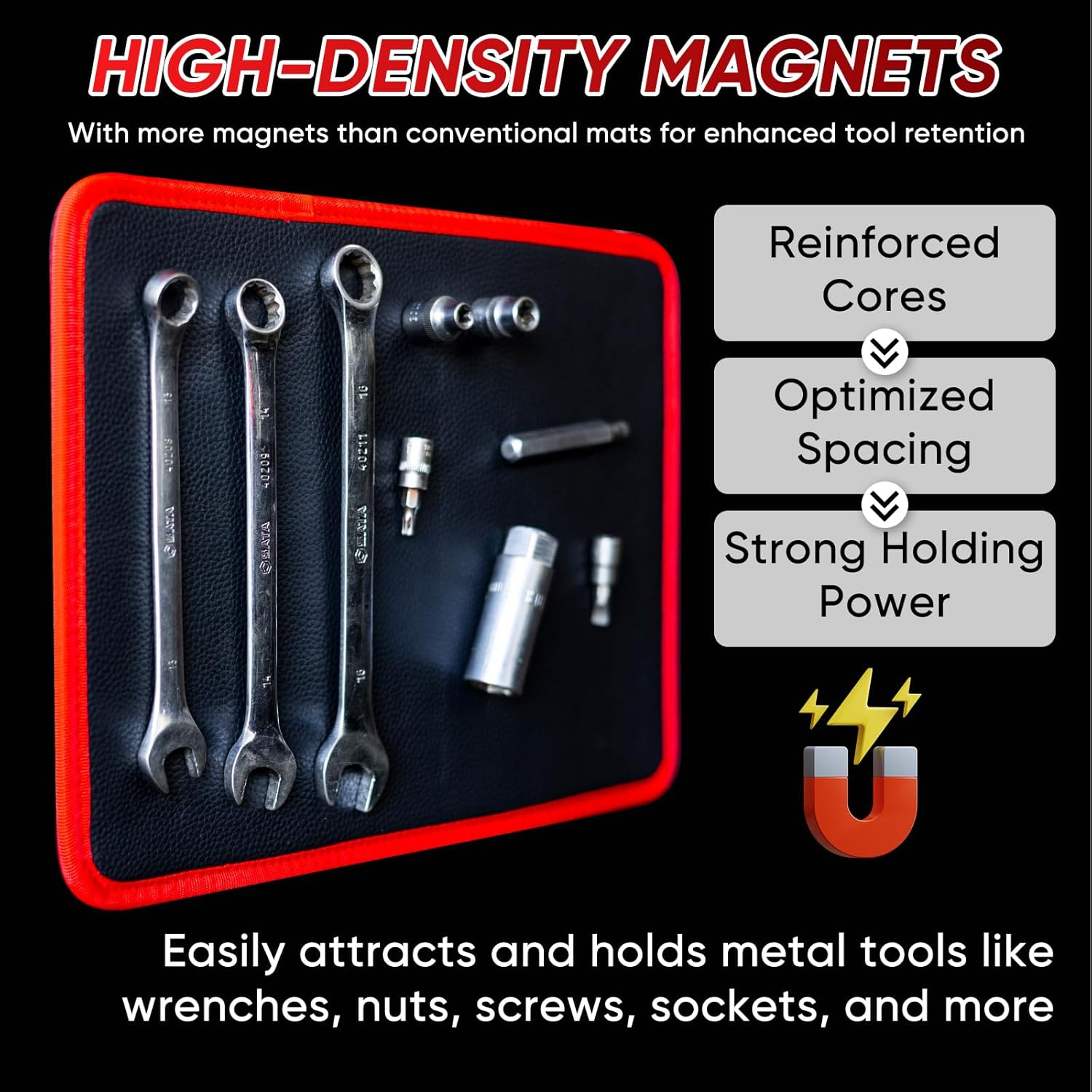 🛠️‌3PC Flexible Magnetic Tool Mat & Tray Holder