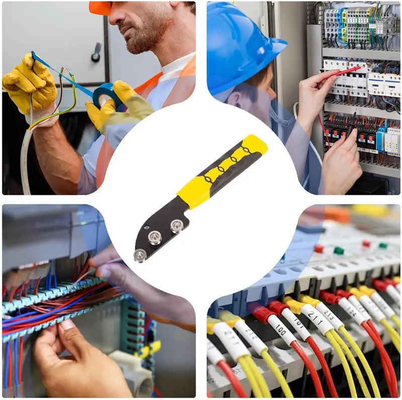 Stainless Steel Cable Straightener Tool - Professional Manual Untwisting & Bending Device for Electricians, HVAC & Telecom Projects