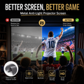 🔥World Cup Mega Sale - 50% OFF⚽️Backlit Projection Screen (16:9)🎥✨
