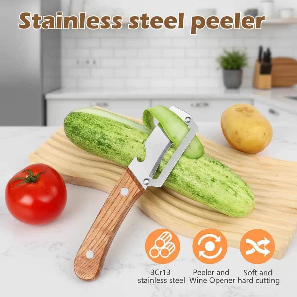 🔥 3-in-1 Grater, Peeler & Bottle Opener – Ultimate Kitchen Tool