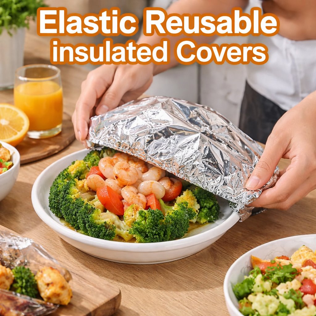 Aluminum Foil Heat Shield Covers – No Plastic 🥘