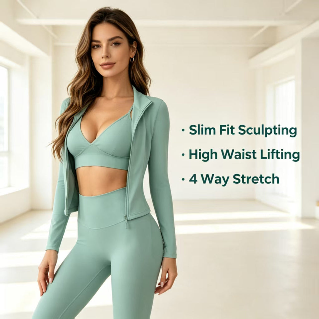 MFVIM Women's Criss Cross Crop Tank & Leggings Set