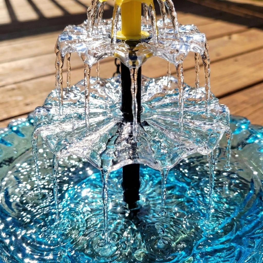 🔥49% Off--Solar Cascade Hanging Bird Bath Fountain