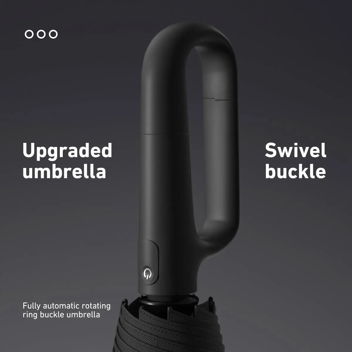 🌂Automatic Folding Umbrella,Portable Rain Umbrella with Loop Buckle, Windproof & Waterproof Umbrella for Men & Women