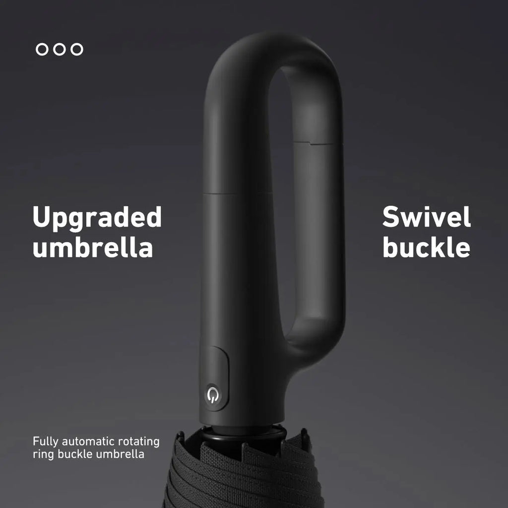 ☔Portable Automatic Folding Umbrella-Windproof Waterproof with Loop Buckle