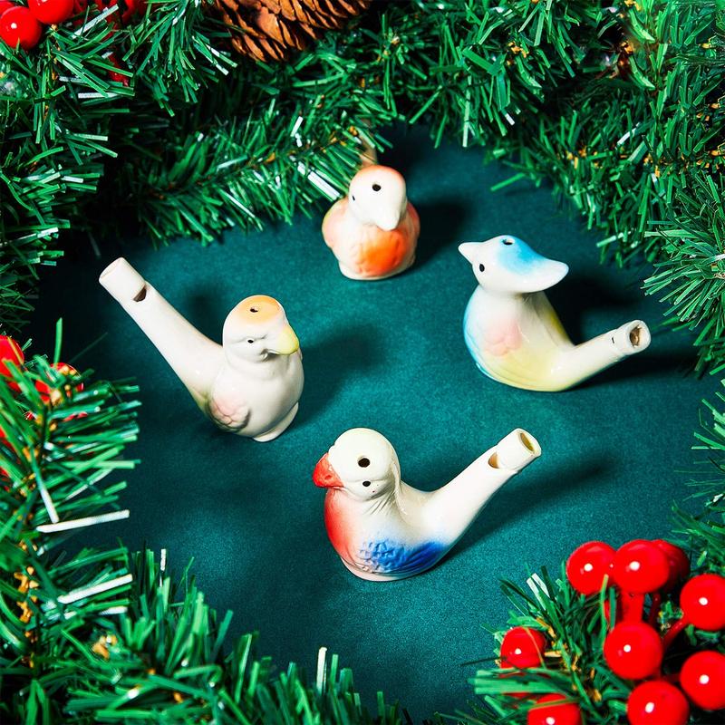 🐦 Ceramic Water Bird Whistle – Handcrafted, Realistic Chirping, Add Water to Sing (3PCS Set)