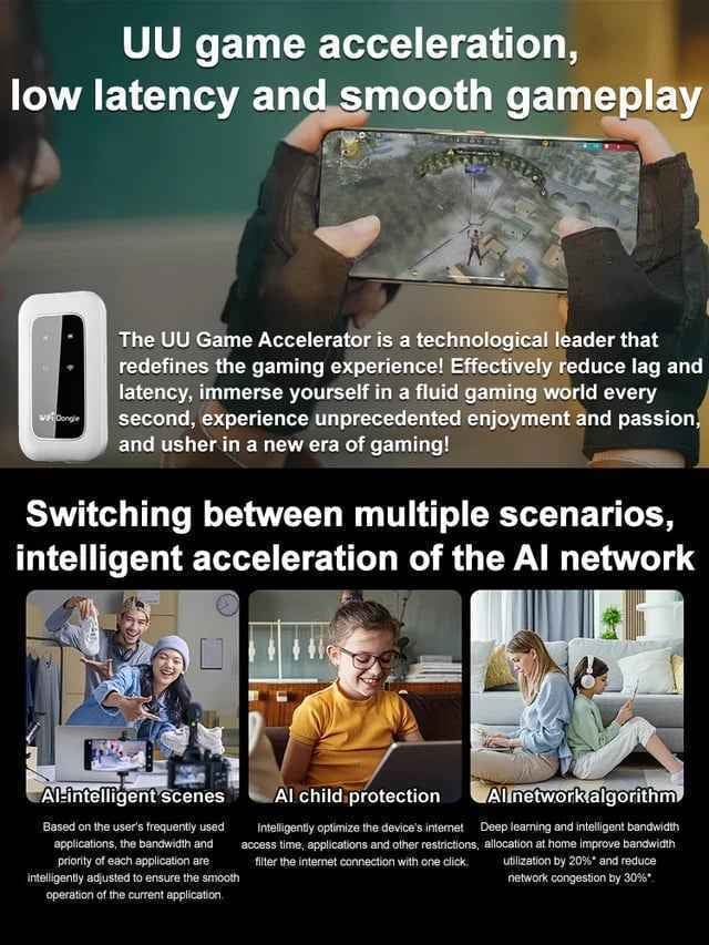 📶👍🏻 All-Network Pocket WiFi 🔥 Instant Connection, No Setup Required