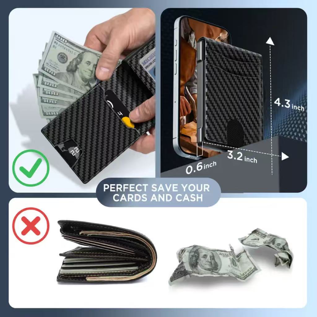 💵 Pop-Up Men's Wallet – Slim, Smart & Secure
