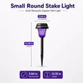 ☀️ 2-in-1 Solar Bug Zapper – UV Mosquito Killer + Soft Pathway Light, Auto Dusk-to-Dawn, IP65