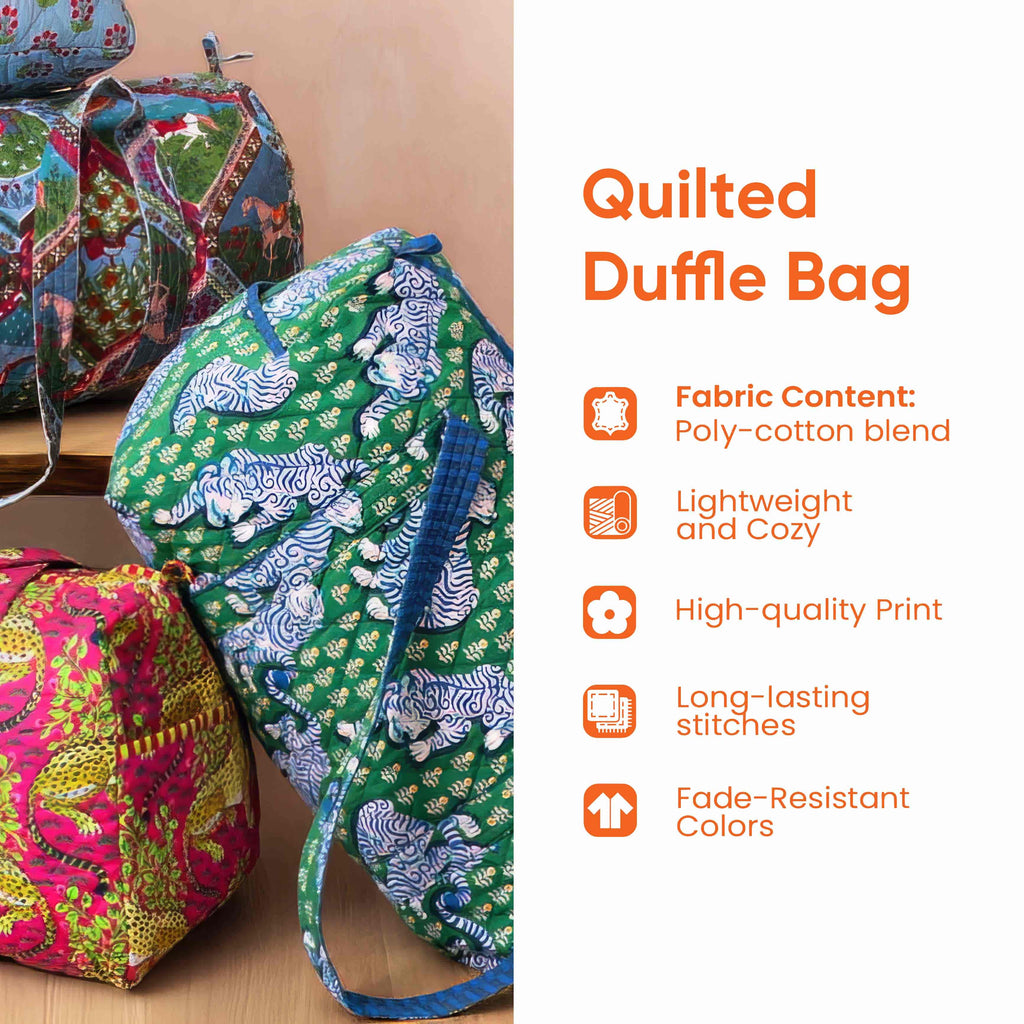Hippie Van Quilted Duffle Bag GFTOMA3628