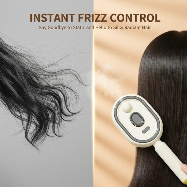 ✨ Electric Spray Comb – Nano Mist, Anti-Static, Scalp Massage