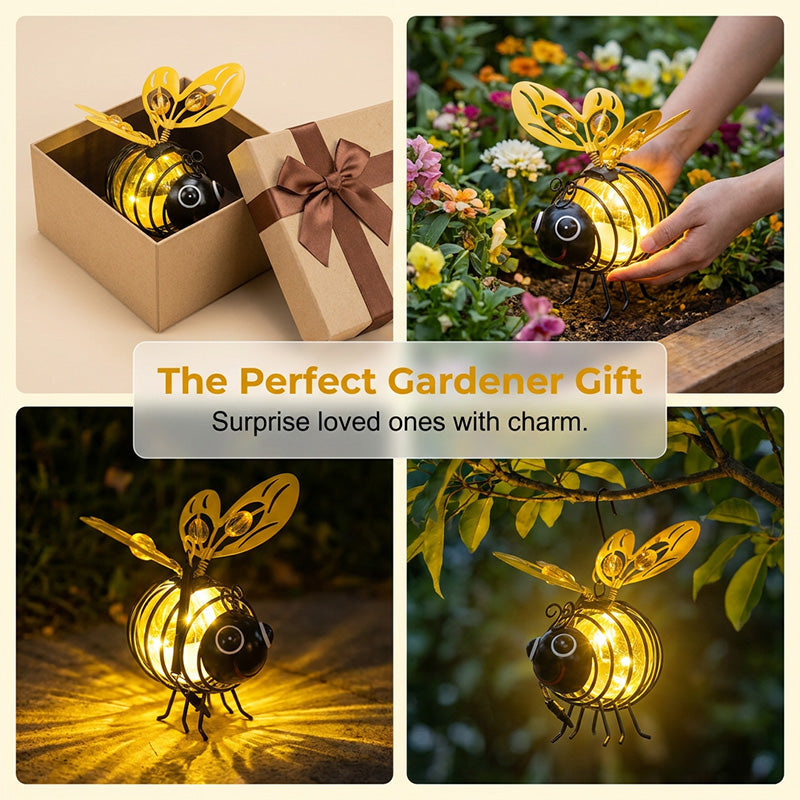 🌙🍃🪴 LIMITED-TIME 50% OFF! Hanging Solar Bee Light – Warm Amber Glow, Flicker-Free, Perfect for Garden Parties, Camping, or Kids’ Rooms – Spread Joy Day and Night 🌞🌜