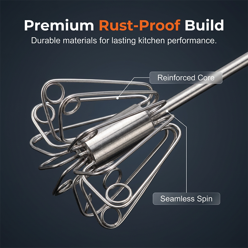 🔥Last Day Promotion 50% OFF🔥Stainless Steel Semi-Automatic Hand Egg Beater