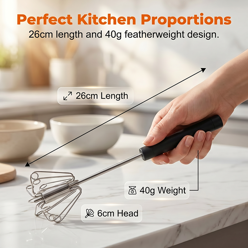 🔥Last Day Promotion 50% OFF🔥Stainless Steel Semi-Automatic Hand Egg Beater