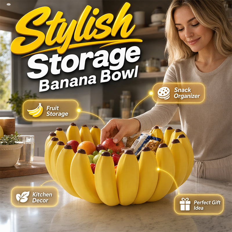 🍌Limited-time 49% off🍇Creative Banana Shape Fruit Bowl🍓