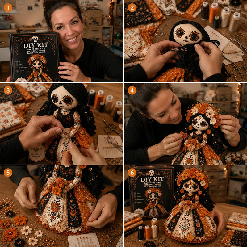 ⏳Time-Limited Special⏰Skeleton bride craft kit – complete, detailed, perfect for Halloween decor!